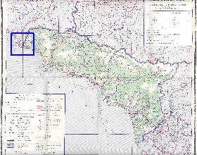 Administratives carte de Abkhazie