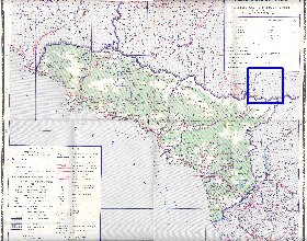 Administrativa mapa de Abecasia