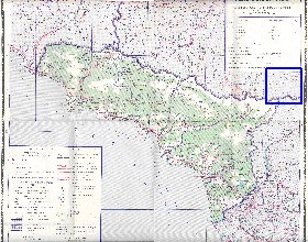 Administrativa mapa de Abecasia