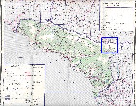 Administrativa mapa de Abecasia