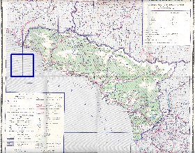 Administratives carte de Abkhazie