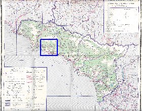 Administrativa mapa de Abecasia