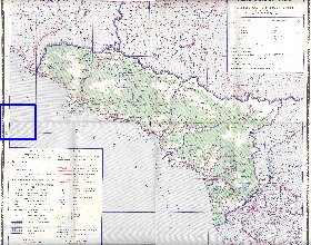 Administrativa mapa de Abecasia