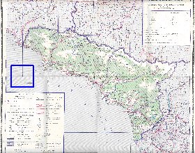 Administrativa mapa de Abecasia