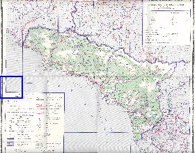 Administrativa mapa de Abecasia