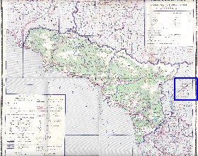 Administratives carte de Abkhazie