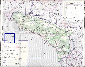 Administrativa mapa de Abecasia