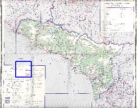 Administrativa mapa de Abecasia