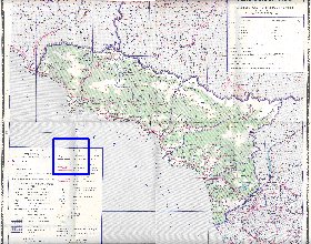 Administrativa mapa de Abecasia