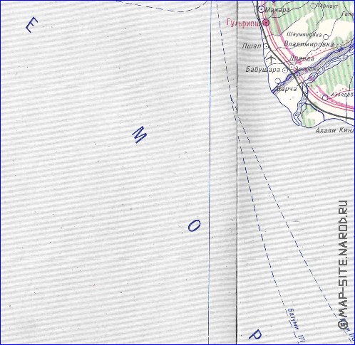 Administrativa mapa de Abecasia