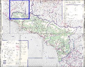 Administrativa mapa de Abecasia