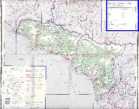 Administrativa mapa de Abecasia