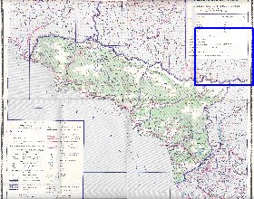 Administrativa mapa de Abecasia