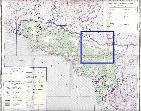 Administrativa mapa de Abecasia