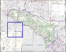 Administrativa mapa de Abecasia