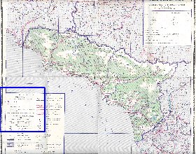 Administrativa mapa de Abecasia