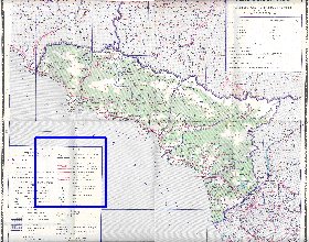 Administrativa mapa de Abecasia