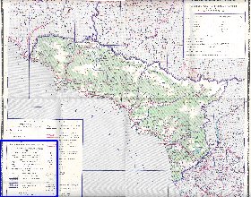 Administrativa mapa de Abecasia