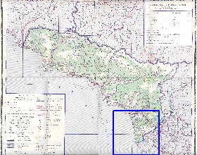 Administratives carte de Abkhazie