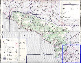 Administrativa mapa de Abecasia