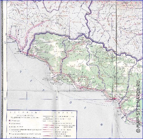 Administrativa mapa de Abecasia