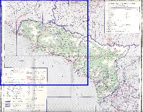 Administrativa mapa de Abecasia