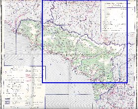 Administratives carte de Abkhazie