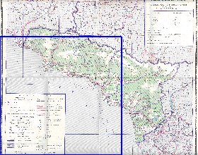 Administratives carte de Abkhazie