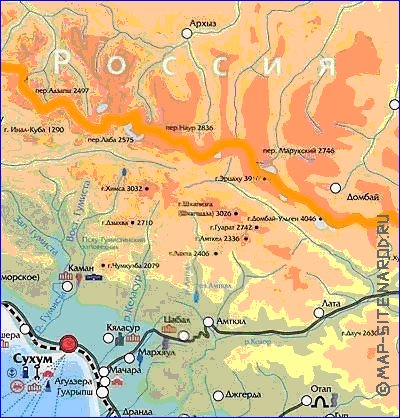 Fisica mapa de Abecasia