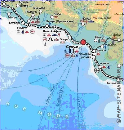 Fisica mapa de Abecasia