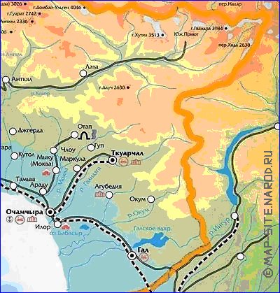 Fisica mapa de Abecasia