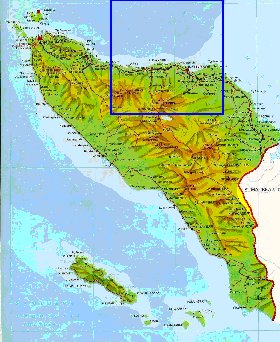 mapa de Aceh