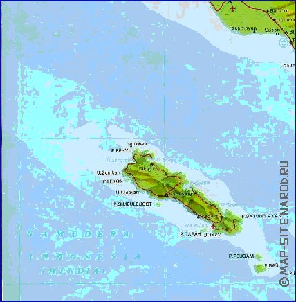 carte de Aceh