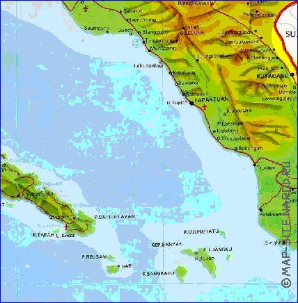 carte de Aceh