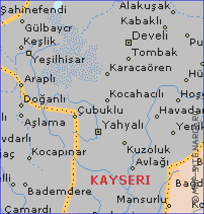 mapa de  il Adana