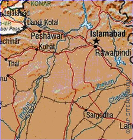 Administratives carte de Afghanistan en anglais