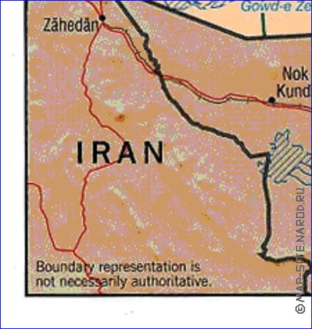 Administratives carte de Afghanistan en anglais