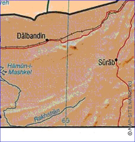 Administratives carte de Afghanistan en anglais