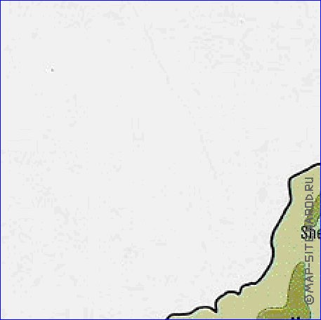 Economique carte de Afghanistan en anglais