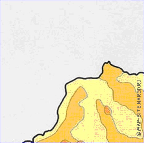 mapa de de densidade populacional Afeganistao em ingles