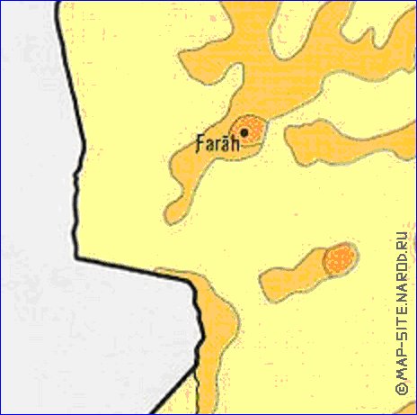 mapa de de densidade populacional Afeganistao em ingles