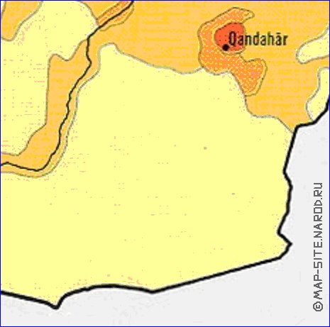 mapa de de densidade populacional Afeganistao em ingles