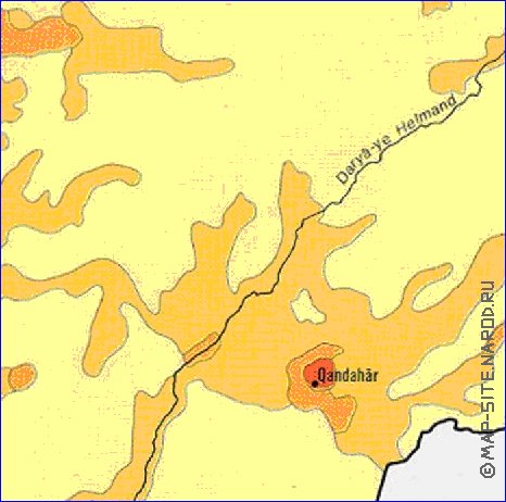 mapa de de densidade populacional Afeganistao em ingles