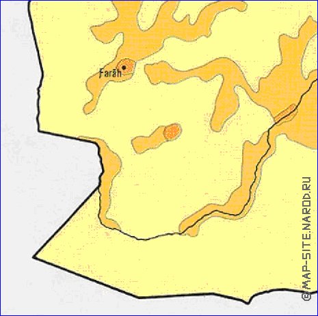 mapa de de densidade populacional Afeganistao em ingles