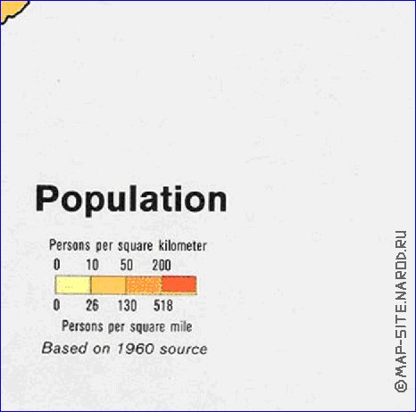 mapa de de densidade populacional Afeganistao em ingles