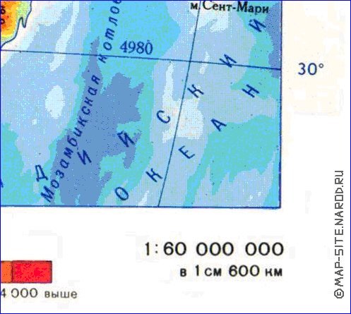 Fisica mapa de Africa