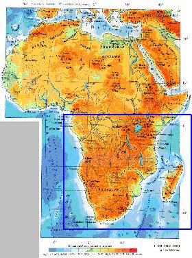 Fisica mapa de Africa