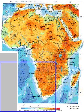 Fisica mapa de Africa