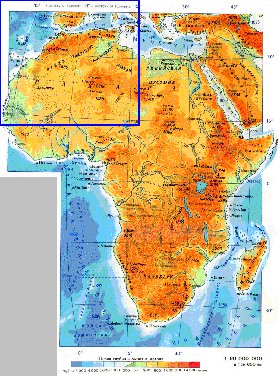 Fisica mapa de Africa