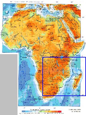 Fisica mapa de Africa